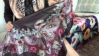 Satin Scarf Day! Cum All Over My Satin Scarf, Lady Victoria Valente