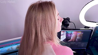 Stepsister is engaged in webcam?! I'll tell everyone about it!