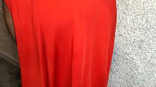 Mature MILF with Big Natural Tits Fucked Hard in Hallway POV