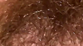 Super Thick and Long Plussy Hair Bush Closeup
