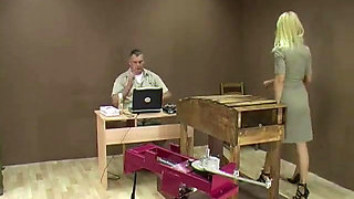 Andrea Spanking Machine - Ass Whipping
