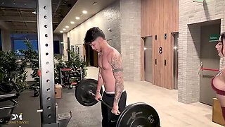 Gym Girl Fucks Stranger Hard - Danner Mendez & Iris Rodriguez Amateur Latina Sex