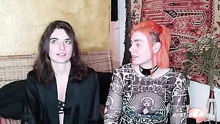 German Amateur Lesbian BDSM with Zora and Desiree - Hot Wax Fetish and Big Natural Tits