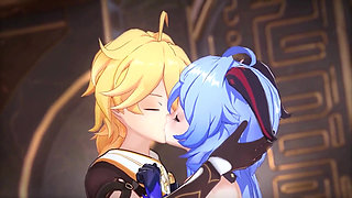 Genshin Impact - Ganyu and Aether Passionate Sex Scene - 3D Hentai Animation