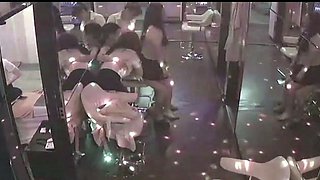 Hot Asian Brothel Girls Take Turns Sucking Cocks