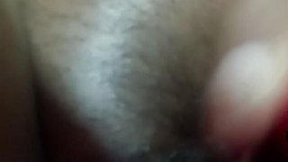 Mature masturbates by video call with dildo.