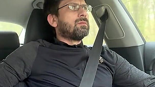 She Couldn’t Wait - MILF Blowjob & Handjob While Driving - Public Car Sex Kingyordanov