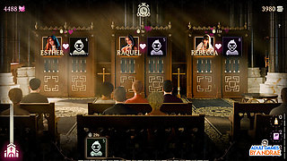 Sisters in Sin Gameplay Part 12 - Lust Performs the Sexual Ritual with Esther in the Library