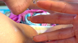 This Morning I Had a Very Erotic Dream and I Had to Get up to Masturbate Until My Pink Pussy Was Nice and Wet