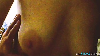 Amateur real small titted party teen slammed in gym class