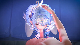 Genshin Impact - Odette’s Private Night Sex with Aether - 3D Hentai Animations