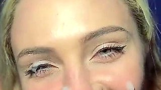 Piper Presley's Late Night Pool Blowjob & Cumshot