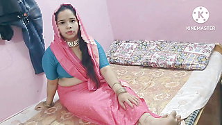 Chachi ji got big dick inside her hairy pussy