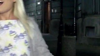POV piss and fuck for sexy blonde chick