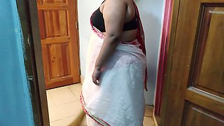 Savita, Indian aunty in Saree, with massive assets, takes rough pounding from stranger two days straight - Wild Indian anal orgy & Huge Load
