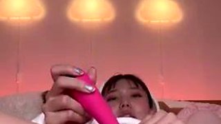 Chinese Hottie Next Door with massager