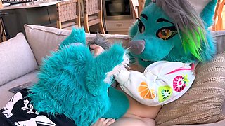 Sneaking Around To Fuck My Furry Step Sister During Family
