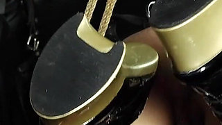 Reprogramming Lesbian Blowjob for Suspended Sub Slut Mila as She Becomes a Slave to Vivienne L'amour's Cock