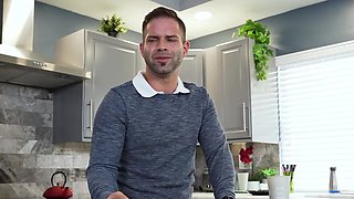 Nanny banging session with a tight teen brunette babe