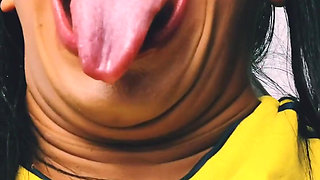 Yawning with My Huge Mouth