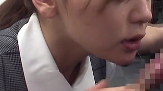 Empty Office, Two Coworkers Lost in a Hush of A Tension.