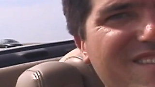 Freaky Spinner Spreads Her Pussy in My Back Seat