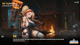 Isekai: Waifu Overlord Gameplay Part 14 - Unlocked 3 H-scenes of Liz