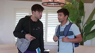 Throating and DPing slutty Asian teacher in her home