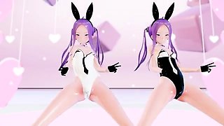 LO Crab crotch ghost dance with LO-chan