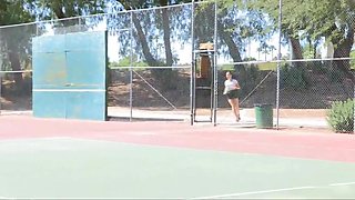 Jenna 01 - tennis strip and insertion
