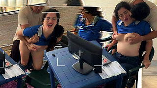 NamiQsein Employee Fucks Client on Camera - Big Tits Latina StepMom POV Blowjob