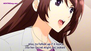 Anime MILF gets on all fours and begs for deep pounding