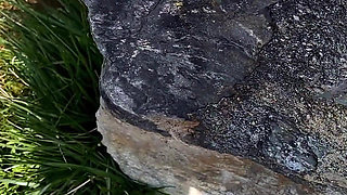 Girl Can’t Resist Getting Fucked at on Old Castle - Public Blowjob, Doggy Fuck and Nearly Caught