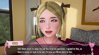 Murmur 38 - Sophie and Yui Attempt Threesome with Adam on Teacher Helen’s Bed