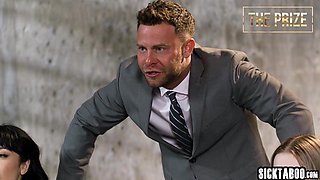 Arousing FATTY Codi Vore riding big hard penis