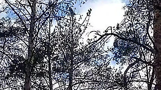 Risky Female Peeing and Masturbation in the Forest