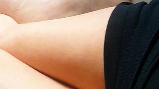 Tiny amateurs ass craves big toys