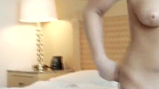 POVPERV - Young blonde Britney Young in pantyhose cock teasing handjob!