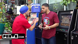 Bodega Clerks Mike Ox Tony Marzo Punish Lily Lou for Shoplifting