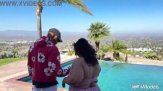 BTS Behind The Scenes: Curvy BBW Peachie Garcia First Time With BBC Star Charles Neptune