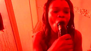 Sexy Ebony Sugarbabyfi Gets Wet and Horny