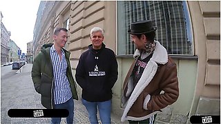 Maddy Gushes On Matt Bird As Lady Gang Jerks Off