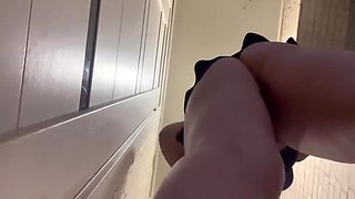 Hot Stepsister Without Panties Gets A Powerful Orgasm