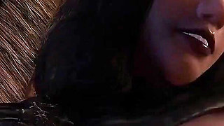 Serana the Vampire Is Riding Cock on Top - Skyrim Hentai Parody