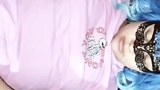 I convinced my stepsister to masturbate and give me her tight vagina