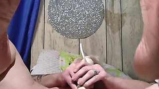 When the Dildos Won't Do She Finds Something Big N Powerful to Fuck