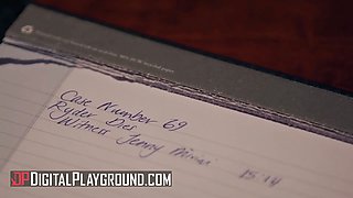 Digitalplayground - detective Angela White can't resist degustating Ivy Wolfe's tastey vagina