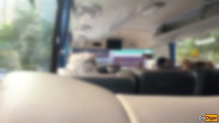 Public Dick Flash - I Pull Out Dick in Bus Full Of People And Stranger Makes Me Cum With Her Hand