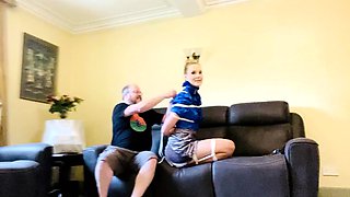 slut his tall blonde fetish flashing ass on live webcam