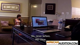 Real African amateur sex fake casting lovemaking